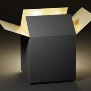 Elegant Black mystery box